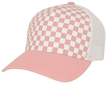 Flexfit Kappe Checkerboard Retro Trucker, lightrose/White, One Size, 6506CB