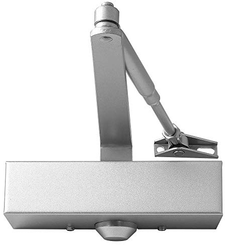 ASEC Size 3 Contract Door Closer with Cover - Silver