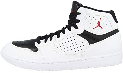Nike Men's Jordan Access Basketball Shoe, White Gym Red Black, 13 UK