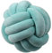 Hava Kolari Knot Kopfkissen Knotenkissen Plüsch Kissen Weiche Geknotetes Kissen Knoten Ball Kissen Dekor Bett Zimmer (20cm,Grün)