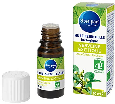 Steripan - Ätherisches Öl aus exotischer Bio-Eisenkraut – rein und natürlich – zertifiziert aus biologischer Landwirtschaft – Wohlbefinden – 10 ml