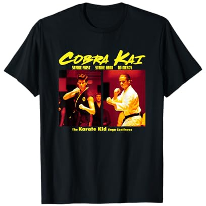 Cobra Kai The Saga Continues Poster T-Shirt