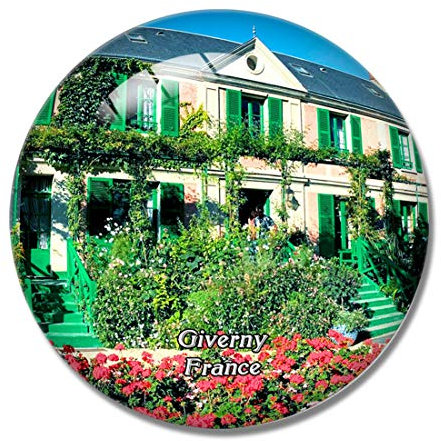 Giverny Frankreich Fondation Claude Monet 3D Kühlschrank Magnet Whiteboard Magnet Souvenir Kristallglas