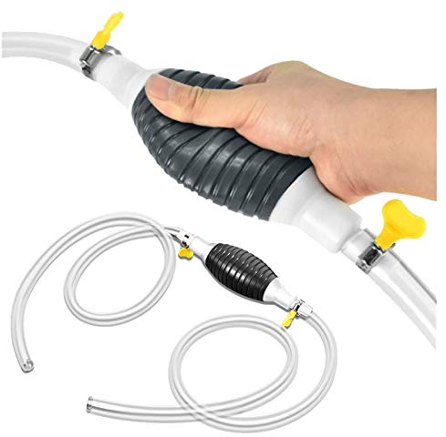 Absaugen Universale Handpumpe Handpumpe Pumpe Zum Benzin Hand Kraftstoff Kraftstoffpumpe öl Kraftstoffförderpumpe für Kraftstoffe Notpumpe UmfÜllpumpe Automobil Motorrad Schiffszubehör (2 M)