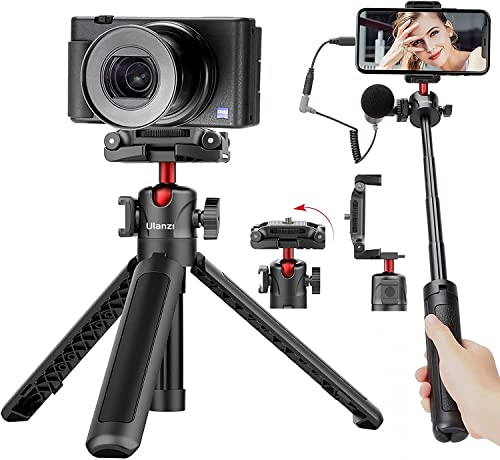 Trípode Ulanzi MT-41 selfie stick con soporte para teléfono plegable