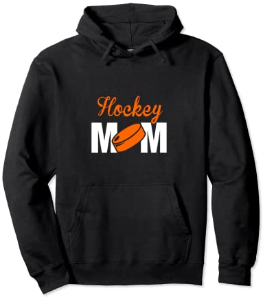 Hockey Mom Schläger und Puck-Fun Hockey Mom Grafik Pullover Hoodie