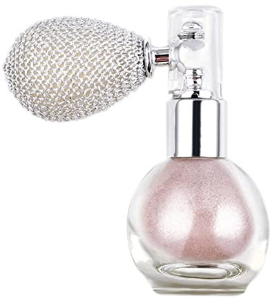 Spray Paillette, Highlighter Powder Spray Poudre Pailletée en Spray Paillettes Visage Lumineuse Paillettes Poudre Brillante Scintillante Laque à Paillettes pour Cheveux Visage Corps Cosmétique