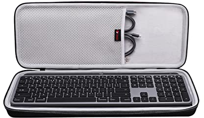 XANAD Estuche para Logitech MX Keys Plus Teclado inalámbrico Iluminado avanzado (Gray)