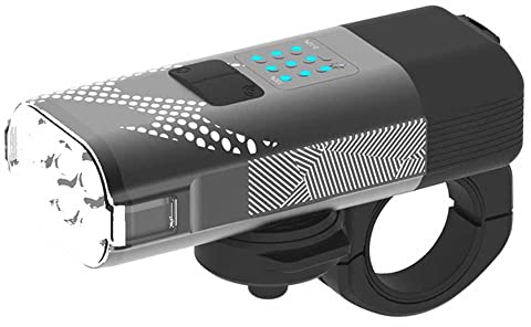 Moon - Rigel Enduro Rechargeable Handlebar Mounted Front Bike Light 2600 Max Lumens, Daytime Mode, USB Type C, 190 Hours Max Runtime, Black