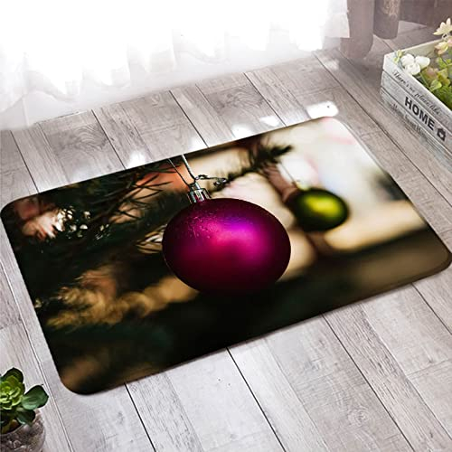 Banemi Teppich Kurzflor, Fussmatte Schmal 50X160cm Fuchsie Glocke für Wohnzimmer Schlafzimmer