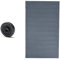 Foppapedretti 4 Ruote Gommate per Assai, Nero & Tappeto Porta Ferro Ricambio per Assai, Grigio