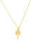 Made by Nami Minimalistische Halsketten mit Anhänger • Dezente Damen Edelstahl Halskette mit starkem Karabiner-Verschluss • Choker-Kette Frauen & Mädchen • Filigrane Gliederkette (Palme Gold)