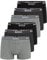 BOSS Herren Power Boxer Trunks Unterhosen Cotton Stretch 6er Pack, Farbe:Mehrfarbig, Wäschegröße:2XL, Artikel:-061 Black/Anthracite/Grey