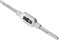CoCud Taraud Clé Poignée, Apte M1-M12 W1/16-1/2 Tarauds Dimension, Aluminium Alliage & Outil Acier Réglable Simple Fin Clé Alésoir Taraudage Main Outil - (pour Tapoter Opérations)