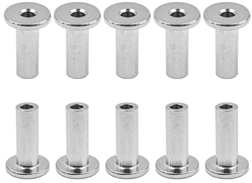 ZONADAH Lot de 20 protections de câble métallique pour pont de 1/8, kit de garde-corps, poteaux en bois, câble métallique, fil de jardin, fil de balustrade, câble de clôture, voile d'ombrage