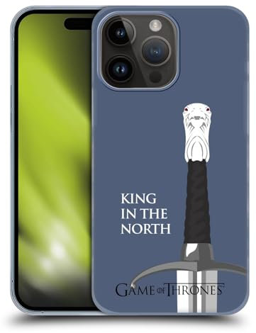 Head Case Designs Offizielle HBO Game of Thrones Longclaw King North Grafiken Harte Rueckseiten Handyhülle Hülle Huelle kompatibel mit Apple iPhone 15 Pro Max