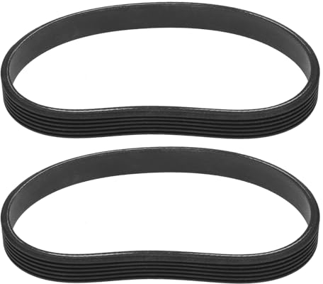 ECSiNG 135J6 Lot de 2 courroies d'entraînement avec boucle de régulation fermée pour rabot électrique – Durable et flexible – Compatible avec Delta, WEN, Ryobi
