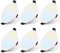 UKawhi LED Einbaustrahler Dimmbar LED Spots 230V 5W Einbauleuchten IP44 Deckenspots Warmweiß Neutralweiß Kaltweiß,29mm Einbautiefe Deckenspots Deckenstrahler für Badezimmer Wohnzimmer Küche,6er Set
