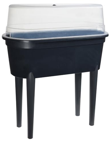 Mojawo Table de culture en bois 77 x 38 x 84 cm Serre à semis précoce Serre à tomates