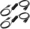 KUOQIY 2 Pezzi 1.2m Cavo di Prolunga USB con Interruttore ON/OFF, per LED Scrivania Lampada LED Striscia, Nero