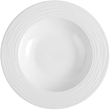 Holst Porzellan MD 023 Porzellan Teller tief 23,5 cm Melody Weiß 23,5 x 23,5 x 4 cm 1 Stück