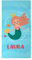 Wanapix | Toalla Playa Personalizada | Toallas Piscina | Toalla Playa Niña | Toalla Infantil/Colegio/Guardería | 50x100 cm | Sirena