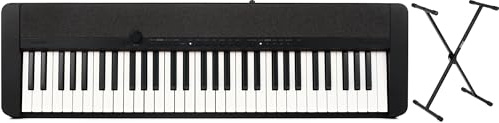 Casio CT-S1 61-key Portable Keyboard with Stand - Black