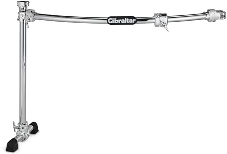 Gibraltar Rack System - Chrome Series II Drum Rack Extension GDR050C-CHR - 1x 40“ curved rack rod - 1x 30” rack leg with cymbal arm adapter - 12 rack foot - multi-clamp