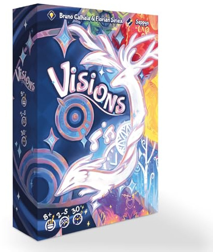 Visions par Olémains Games – Jeu de Carte Rapide, Stratégique et Féérique – Jeu de Collection – Réflexion & Tactique – en Famille ou Entre Amis – 2 à 5 Joueurs – 30 Min – Dès 8 Ans