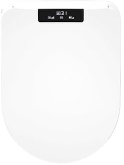 Toilet Seat Automatic Bidet Seat with Heating Function Universal U Shape D Shape Smart Toilet Seat(51.5 Automatic Cover,110V-130V)