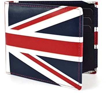 golunski Retro Herren Geldbörse Leder 540 - Union Jack