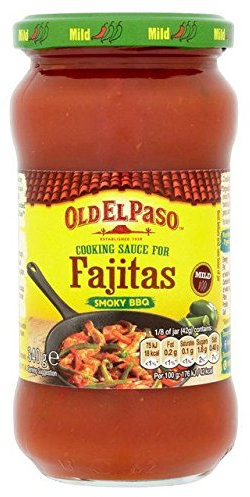Old El Paso Barbacoa Ahumada 340g De Salsa De Fajita