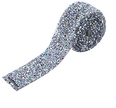Walfront Glitter Tape Sparkle Tape glänzend Masking Klebeband klebrige DIY Tape, Handwerk Tape für Schule Office Home Dekoration und Kind Projekte(Silber)
