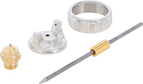 BGS 3206-2 | Ersatzdüse Ø 1,5 mm | für Farbsprühpistole Art. 3206 | mit Düsennadel und Luftkappe | rostfreier Sprühkopf | für präzise und gleichmäßige Farbaufträge