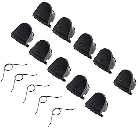 DollaTek 5 paia L2 R2 Triggering grilletto pulsanti di controller pezzi di ricambio per PS4 controller