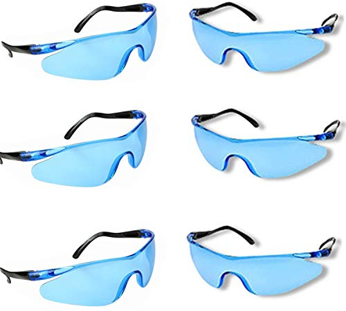 YAAVAAW Safety Glasses-6 Pack Of Safety Protective Glasses,Safety Goggles Eyewear Eyeglasses for Eye Protection-Great Goggles for Kids Nerf Gun Battles & Laboratory Work Safety Glasses
