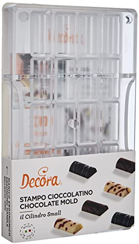Decora 0050115 Moule À Chocolat Petit Cylindre 33 X 16 X 20 h mm 200X120X22MM