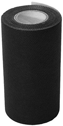 Tubayia Selbstklebend Kunstrasen Klebeband Nahtband Grasband für Künstliche Gras (Schwarz 150 mm x 5 m)