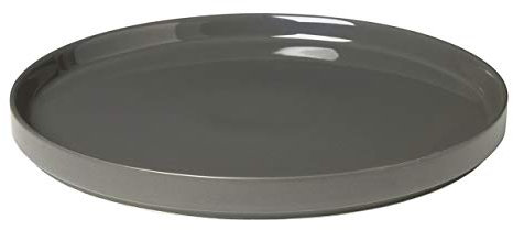 Blomus Speiseteller -Pilar- Teller aus Keramik 27cm (Pewter)