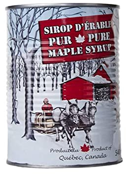 Sirop d'érable ambré de Québec en conserve de 540 ml - Canne du Canada