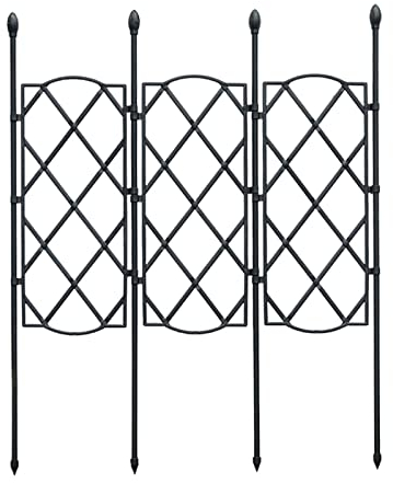 PW TOOLS Spalier für Topfpflanzen Stapelbares Mini-Gartenspalier für Kletterpflanzen Überlagerte Gartenblumenstütze Metallgitter für Kletterrosen-Gemüseblume