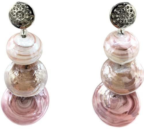 Ohrringe aus Muranoglas ANTICA Murrinin VENEZIANA