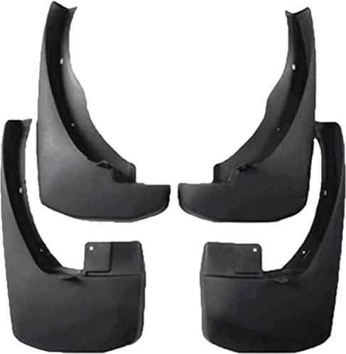 4 X Gummi Schmutzfänger für Nissan Navara Frontier Brute D40 2005-2016, Auto Kotflügel Spritzschutz Kit mit Schraube, Vorne und Hinten Mudguards Ersatzzubehör