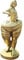 MOHOWIN Statue Abnehmende Göttin Wohnzimmer Skulptur, Fat Lady Figur Modell Fitness Yoga Heim Schreibtischen Dekoration Handgemacht Schlafzimmer Studio Gym Handwerk Figuren Wohnkultur (Gold)