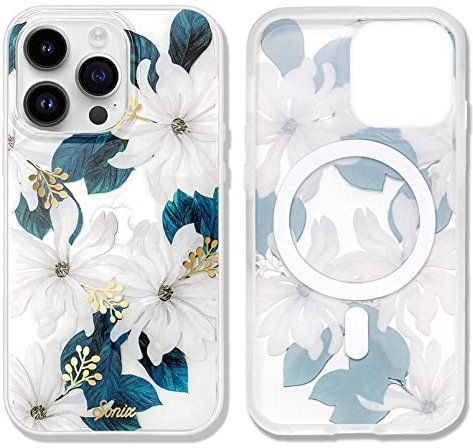 Sonix | Compatible with MagSafe iPhone 14 Pro Max Case Floral | 10ft Drop Tested | Delilah Flower
