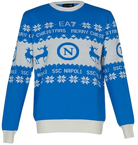 SSC Napoli herr SSC Napoli 22/23 Maglione Natale tröja (1-pack)