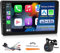 NHOPEEW 2GB+64GB Autoradio für Opel Zafira und Astra 2005-2014 mit Apple Carplay/Android Auto/HiFi-Audio, 9 Zoll Android Touchscreen GPS, WiFi + AHD Rückfahrkamera und Mikrofon