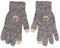 FOCO NFL 2022 graue Strickhandschuhe, Pittsburgh Steelers, Einheitsgröße
