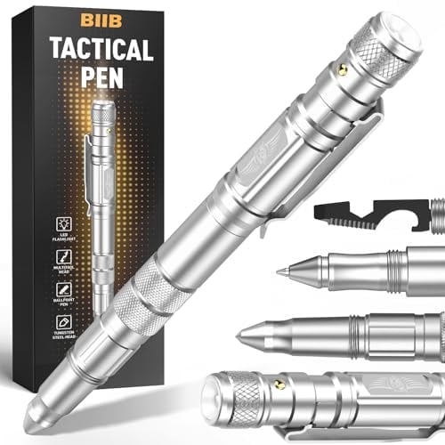 BIIB Multi-Outils en Aluminium, Idéal pour les Hommes et les Femmes, Cadeau pour la Fête des Pères, Saint-Valentin, Noël
