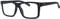 Eyekepper Oversize Reading Glasses Square Large Frame Readers for Men and Women - Black +1.25